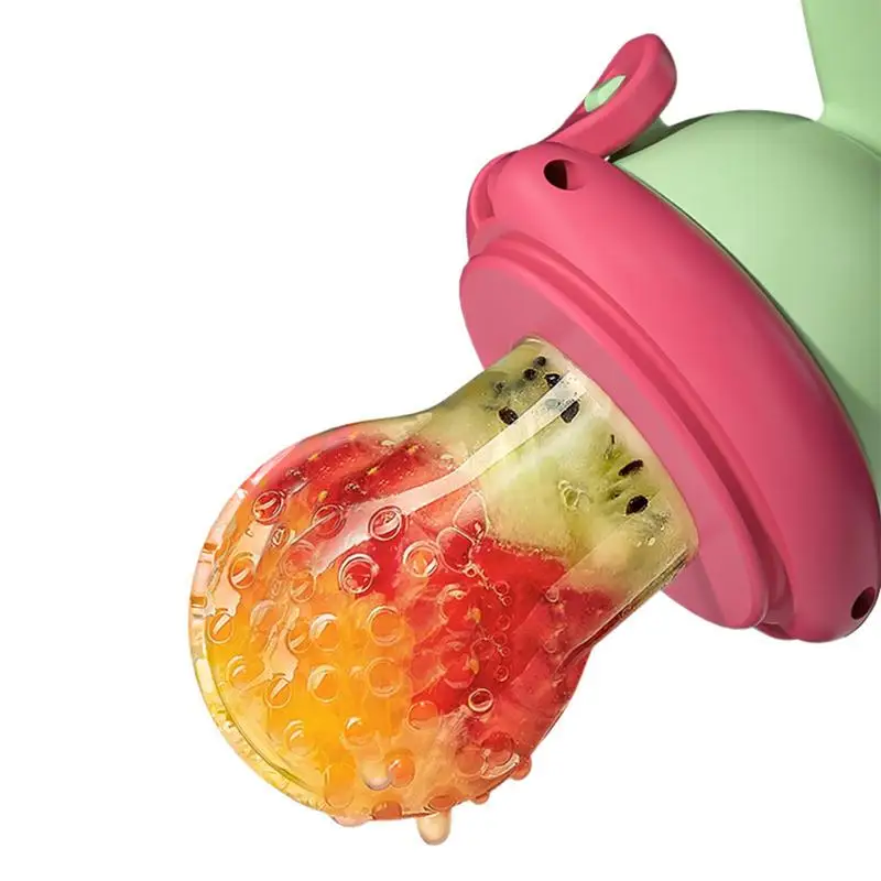 Sucette Alimentaire en Silicone pour Bébés, Design de Dinosaure, Qualité Alimentaire, à Croquer, Innovante, avec Juste Anti-Poussière