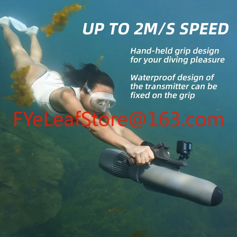 DD Diamond Powered Canoe Submarine Equipment, Frogman Swimming Assisted Underwater Scooter Propulsion Submarine Booster