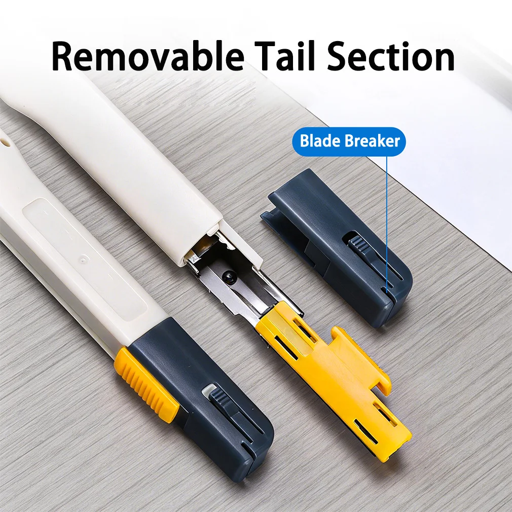 Cuchillo retráctil multiusos con hoja de 9 mm y ángulo de 30 grados, cortador de papel, cuchillo para cortar cuero, grabar cartón, cuchillo artesanal, cuchillo de metal, artículos de papelería