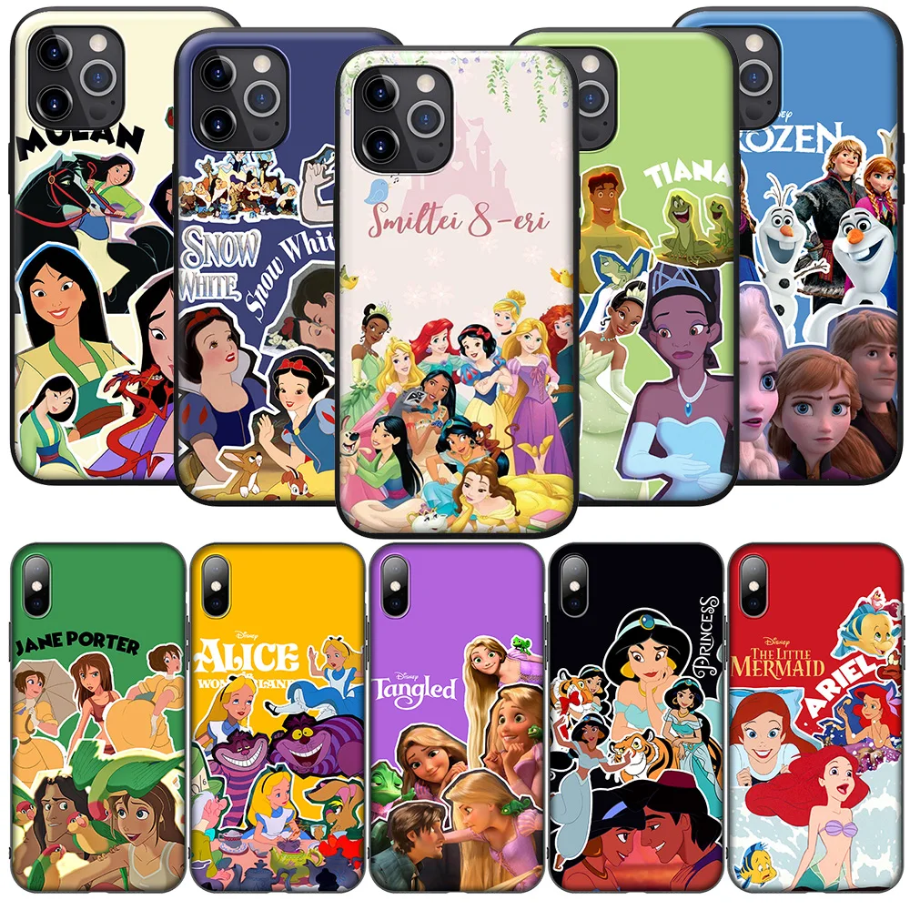 disney princess Cartoon Girl New High-End Soft Case for Xiaomi Redmi A3X A3 13C 13 Note 13 12 Pro Pro+