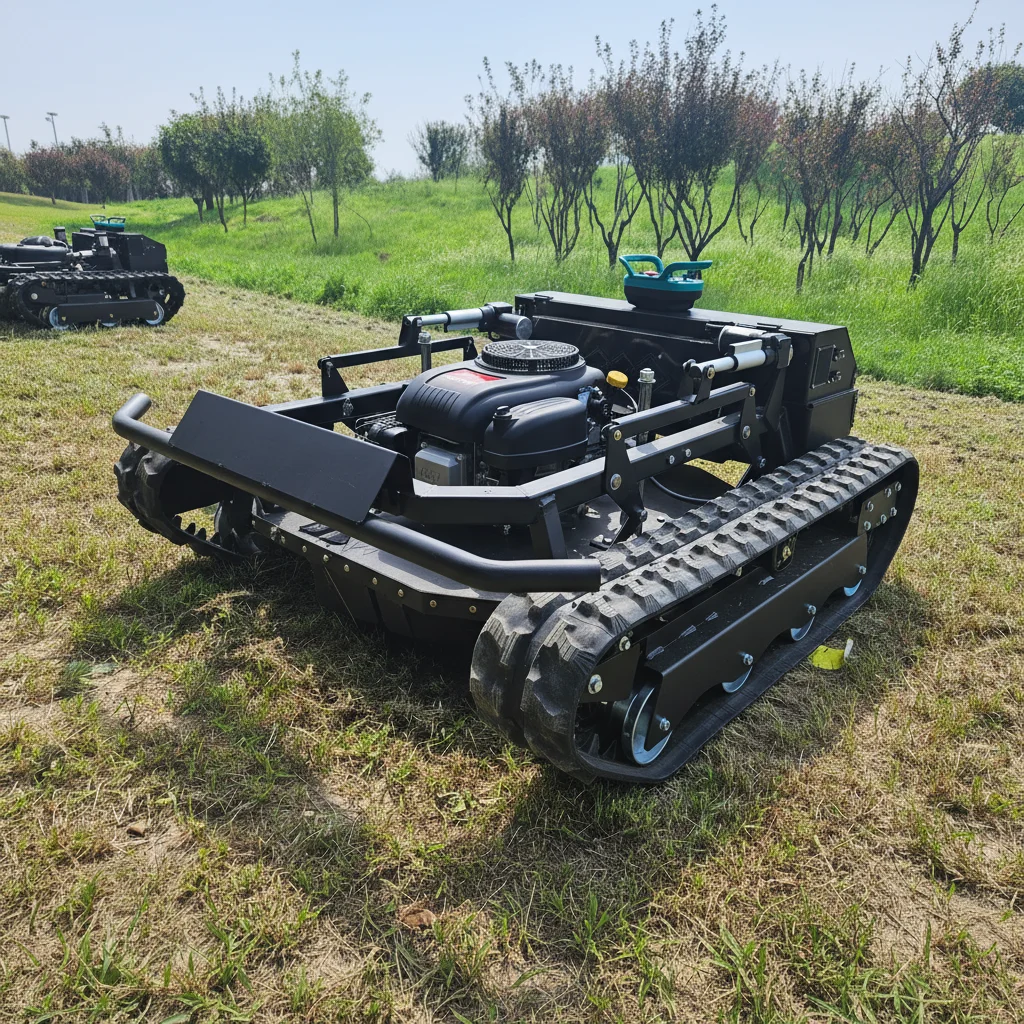 

Горячая распродажа: Дешевая газонокосилка-робот на пульте управления для больших участков сада и двора