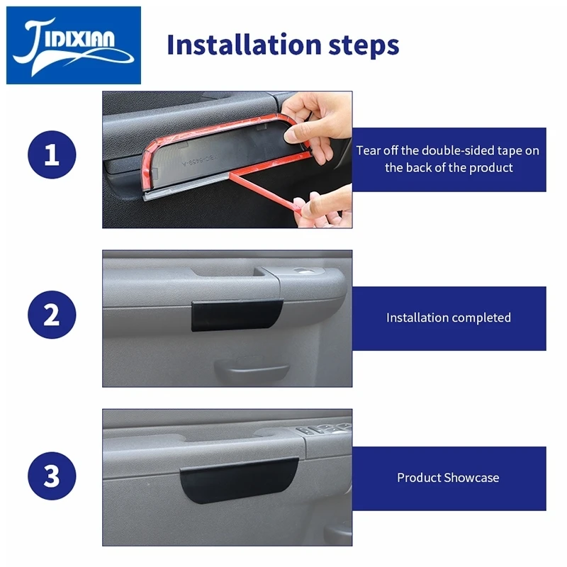 JIDIXIAN مقبض الباب الداخلي للسيارة صندوق تخزين مسند الذراع مناسب لسيراوليه سيلفرادو لسييرا 2007 2008 2009 2010 2011 2012 2013 #6