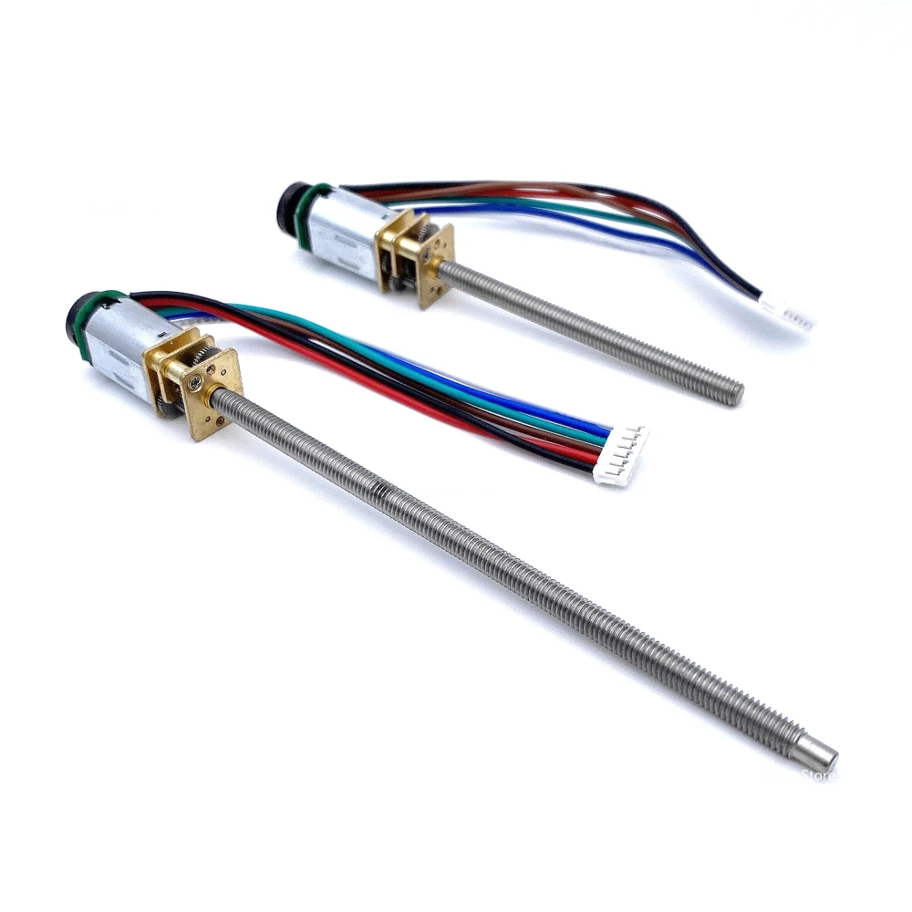 N20 تيار مستمر موتور تروس Thred برغي رمح 3V6V12V لتقوم بها بنفسك نموذج المغناطيسي 7PPR التشفير محرك روبوت ذكي