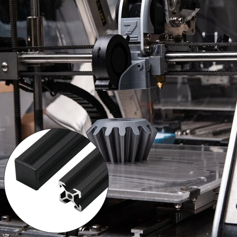 

10PCS Black ABS V Slot End Caps For EU Standard 20x20mm Aluminum Extrusion Dustproof Edges Protectors Printer F19E