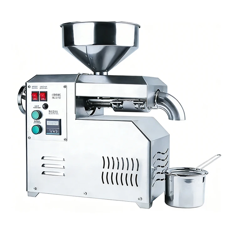 Compact Low-Noise Oil Press 500x300mm - Ideal for Italian Deli Shops & Small Footprint Retail