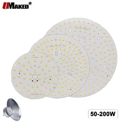 5pcs LED Industrial Light Plate 50W 100W 150W 200W DC70-80V San'an SMD2835 Chips Doide Source PCB For Factory Lamps Replace DIY