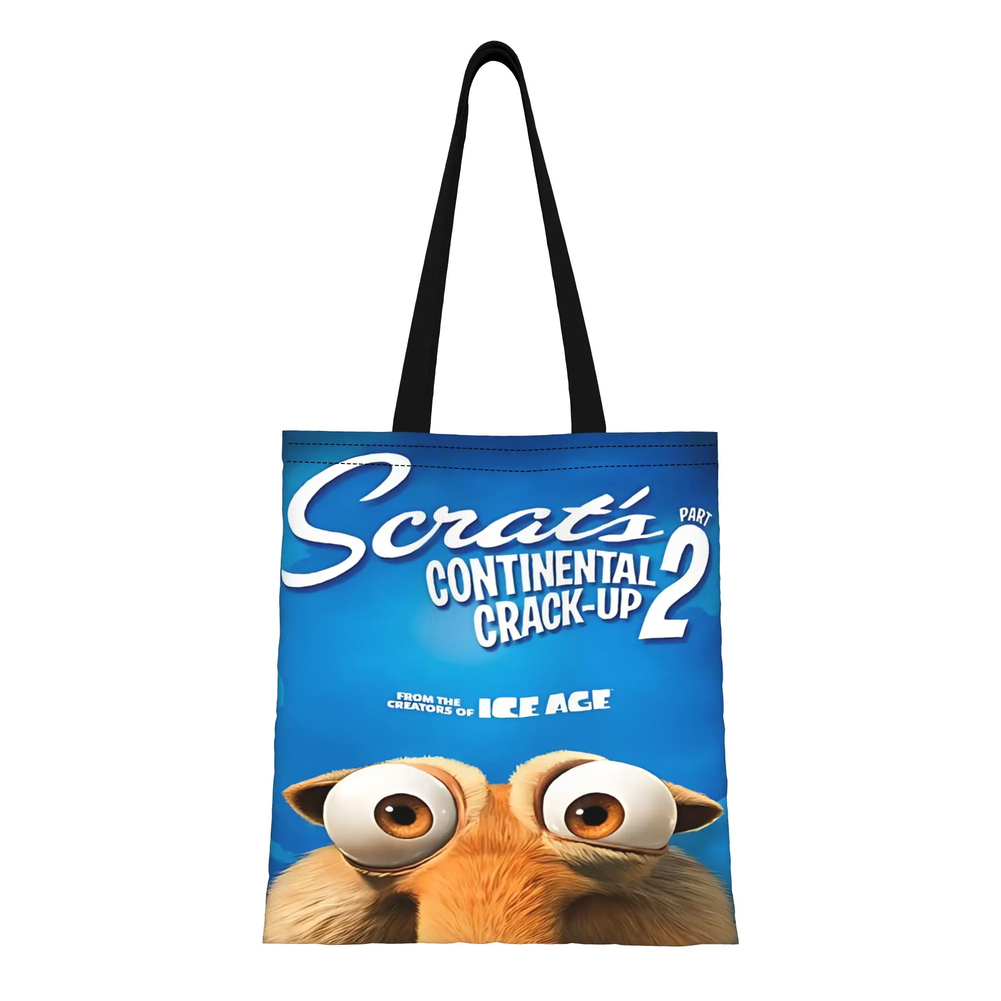 Bolso de Moda 2026 para el Primer Día de Clases, con Diseño de la Era Glaciar, Manny, Scrat, Sid y Diego, Bolso de Lona, Bolso de Mano y Hombro para Mujer