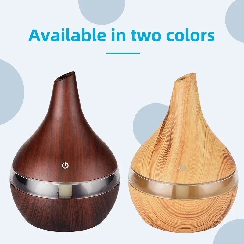 الهواء المرطب زيت طبيعي الناشر بالموجات فوق الصوتية البخاخ ضباب صانع مبيد الروائح الناشر المرطب مع الملونة أ