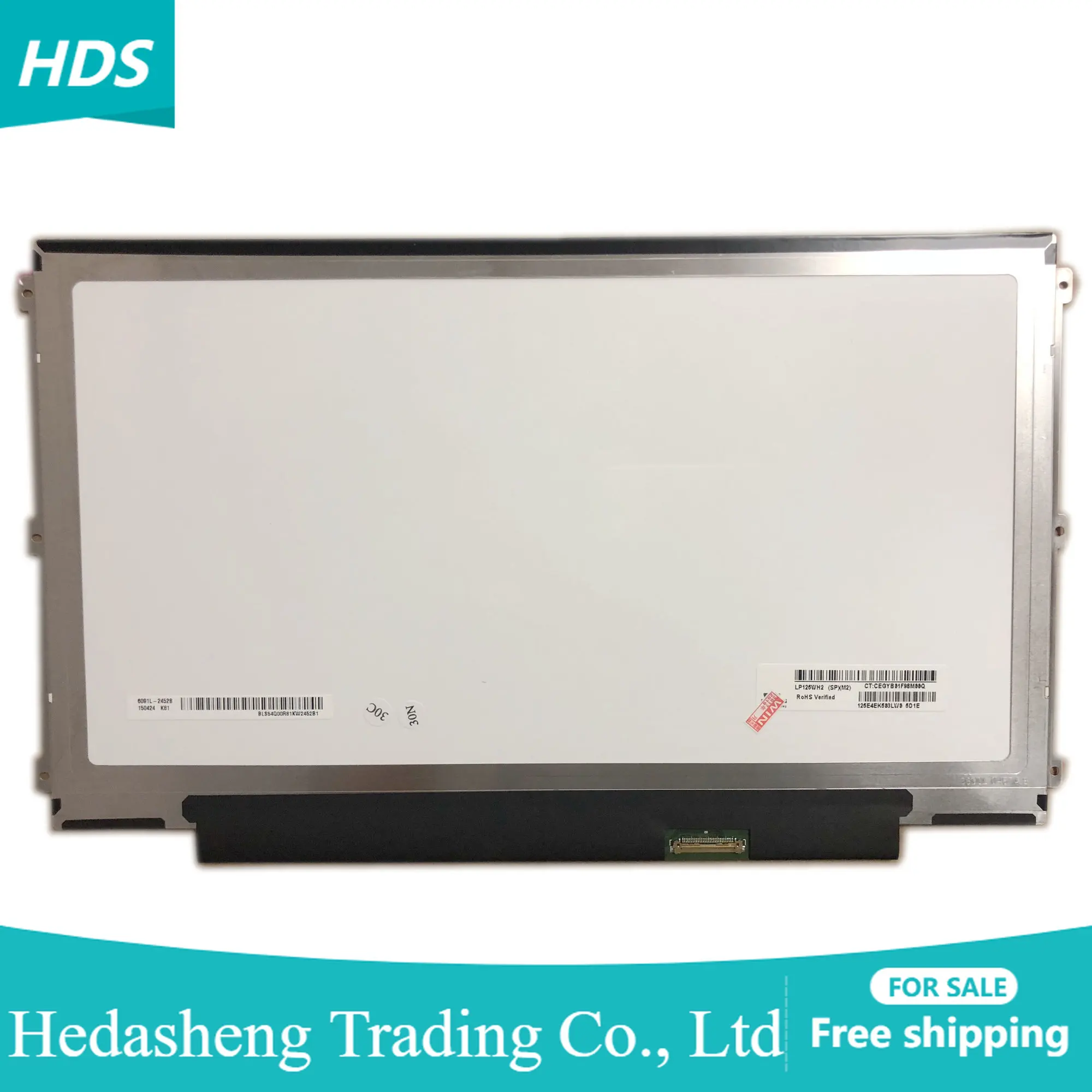 

LP125WH2 SPM2 12.5'' fit LP125WH2 SPM1 eDP 30 pin Left+right 3 screw holes LED LCD Screen Display Panel IPS Display