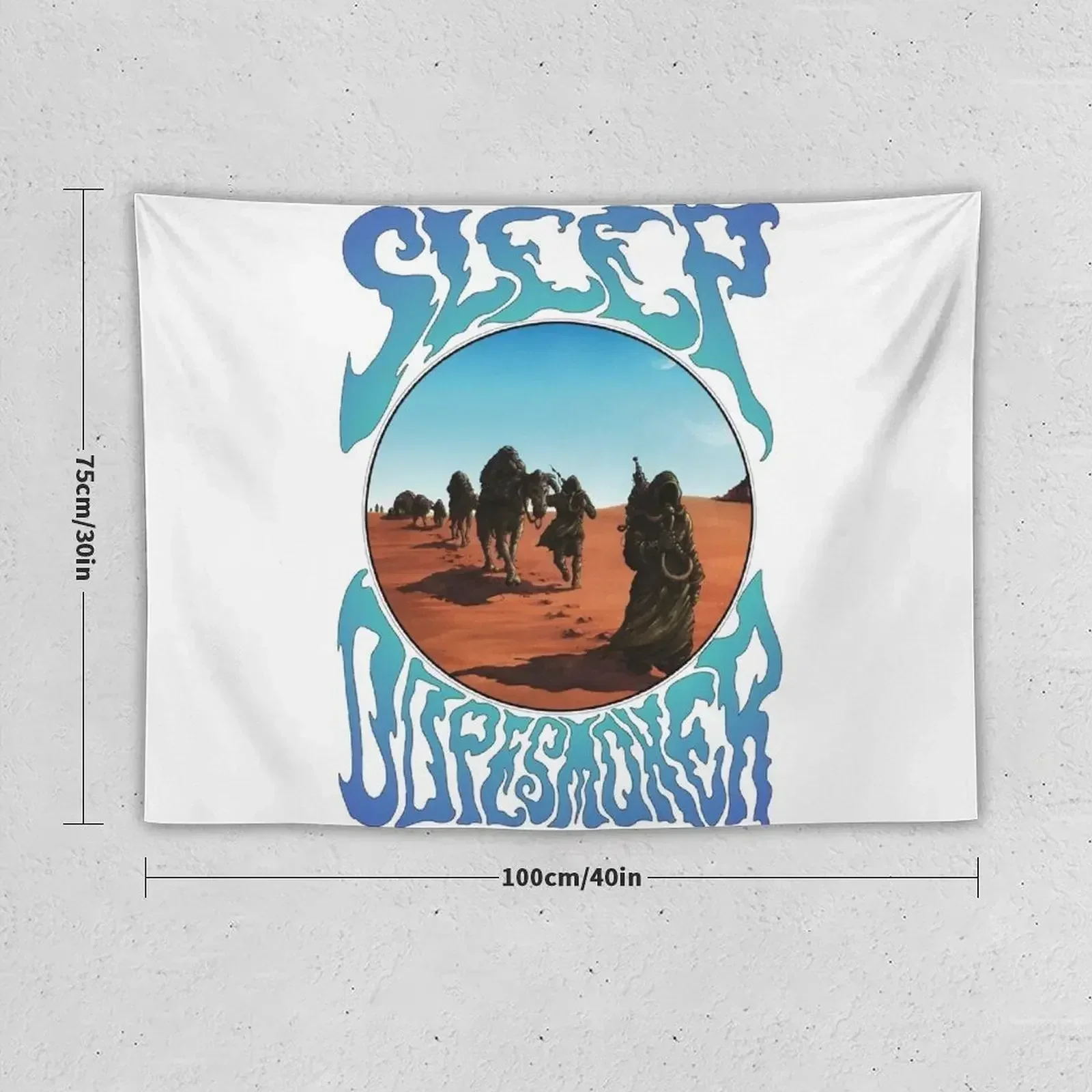 Sleep Stoner Metal Band - Album Cover Dopesmoker / Version 2 (Outline & transparent) Tapestry Wall Decor Hanging Tapestry