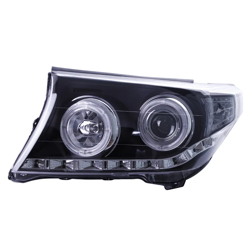 upgrade LED Angel Eye headlight head light Assembly for Toyota LAND CRUISER LC200 FJ200 2007-2015 head front lamp plug and play