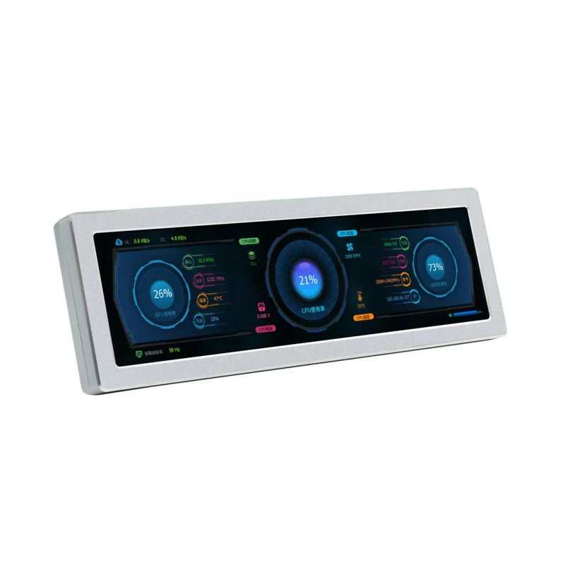 Kit de pantalla de Monitor lateral IPS para RPI Raspberry Pi 3B Plus 4 4B Jetson Nano, altavoz HiFi, 8,8 pulgadas, 480x1920, 2GB, B01