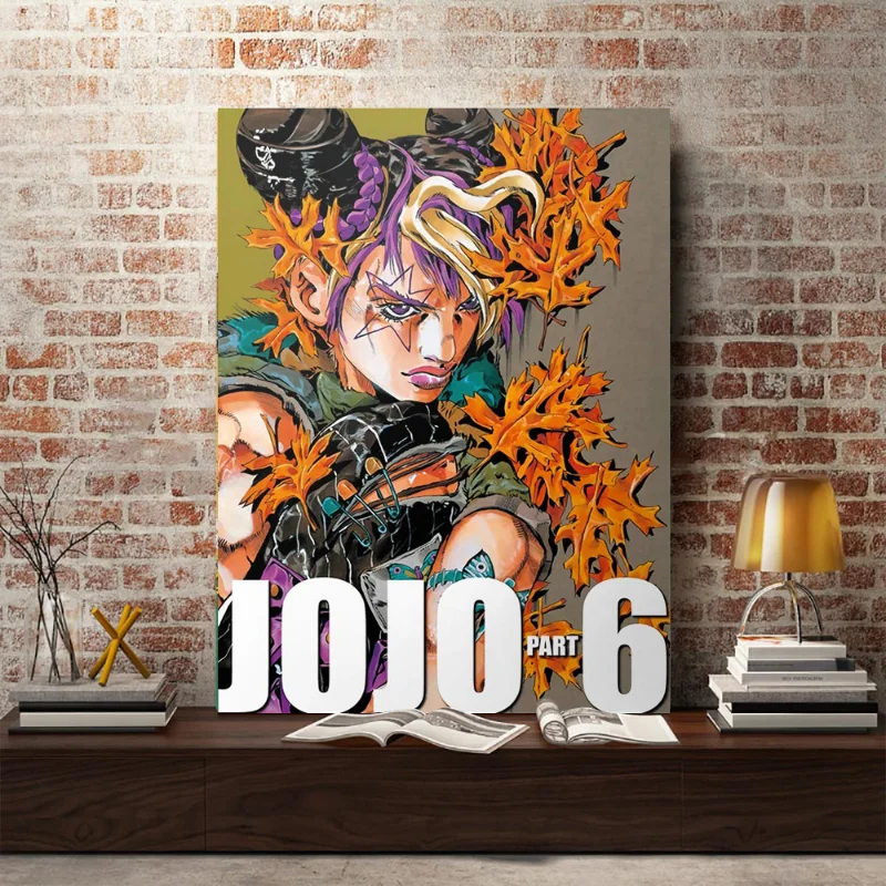 JOJO's Bizarre Adventure Part 6 Stone Ocean Jolyne Cujoh Anime Posters and Prints Wall Art Picture Canvas Painting Home Decor