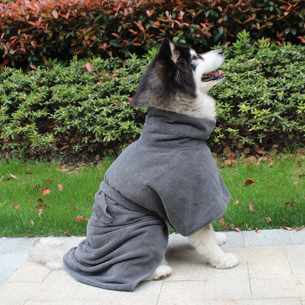 

Super Absorbent Dog Bathrobe Quick-dry Towels Pet Drying Bath Towels for Dogs Cats Microfiber Easy Care Portable Storage Car