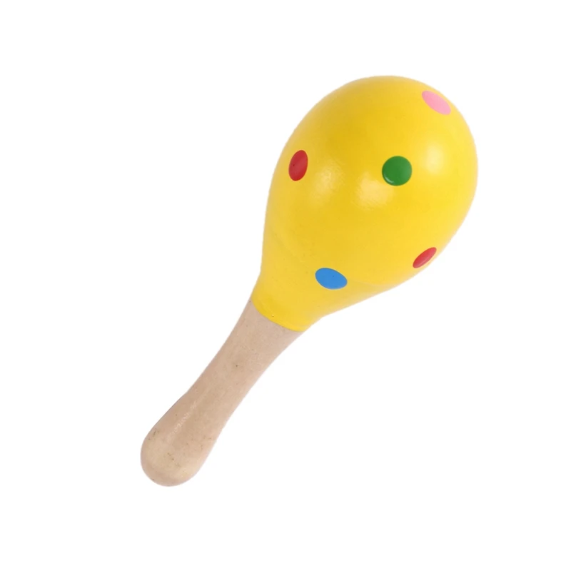 MYMF-36 peças maracas para lembrancinhas de festa maracas de madeira mini maracas coloridas, cores aleatórias