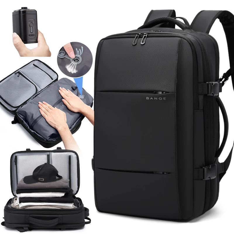 

Vacuum Travel Bag Compression Storage Bag Backpack Built-in For Suitcase Luggage Travel Backpack With Compressed Bag