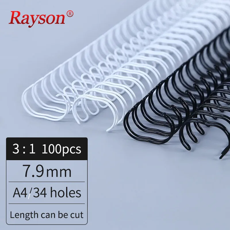 Rayson 7.9mm YO Double Loop Binding Wires 3:1 Wire Binding  5/16