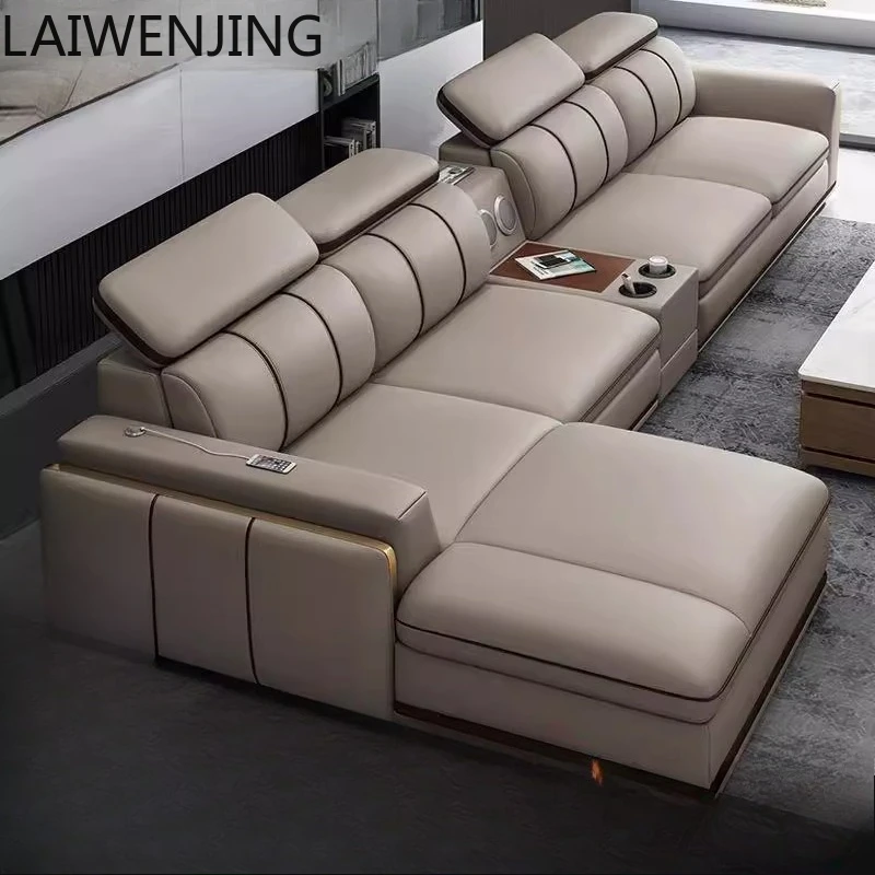 

SGF sitting area leather sofa simple modern multi-functional sofa group