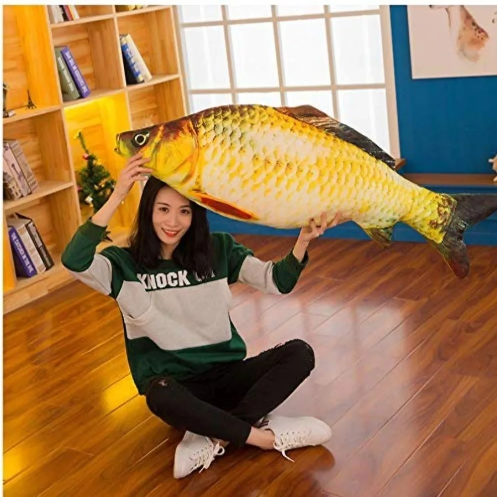 Simulation Design Fish 3D Giant Soft Material Pillow Fish Cushion Pillow Gifts Real Life Plush
