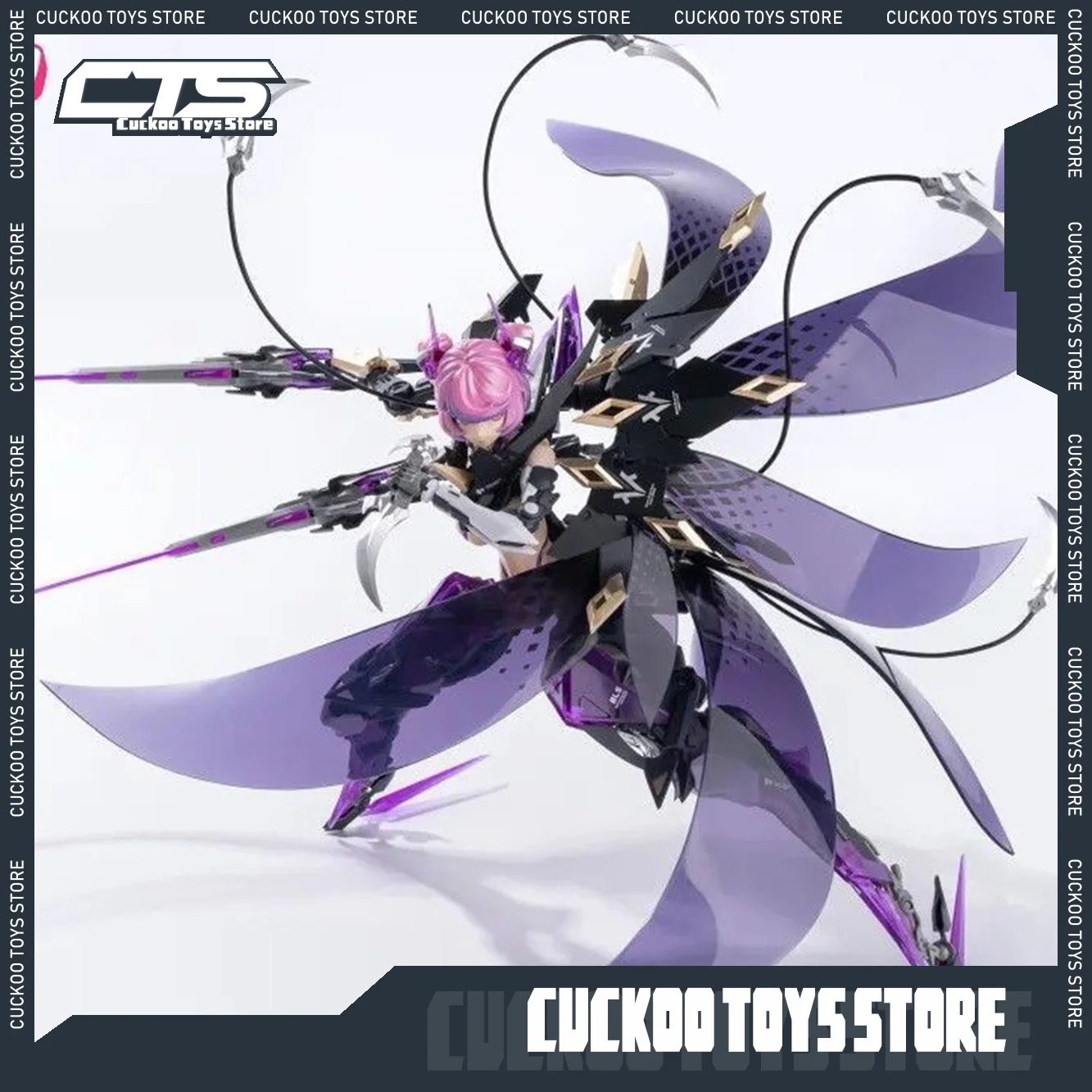 

NEW Eamestcore Craft Pink Female Figure Star Flower 1/10 Finished Machine Girl Model Toy Action Figure Collectible Toys Gifts