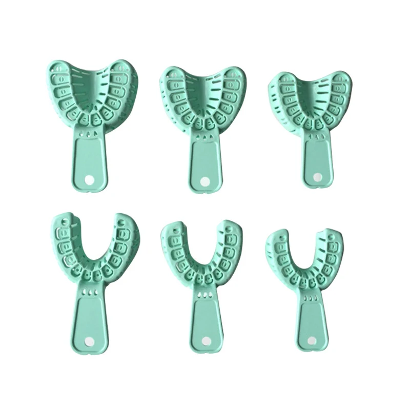 1pcs Dental Impression Set Tray Plastic Disposable Denture Trays Dentist Tools Dentistry Lab Material
