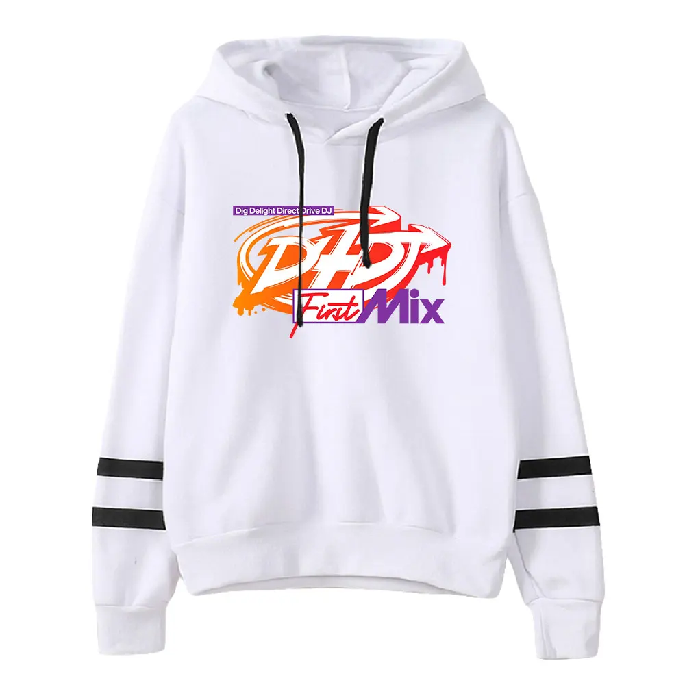 2023 D4DJ First Mix Anime Hoodie Unisex Long Sleeve Sweatshirt Harajuku Hooded Pullovers Clothes