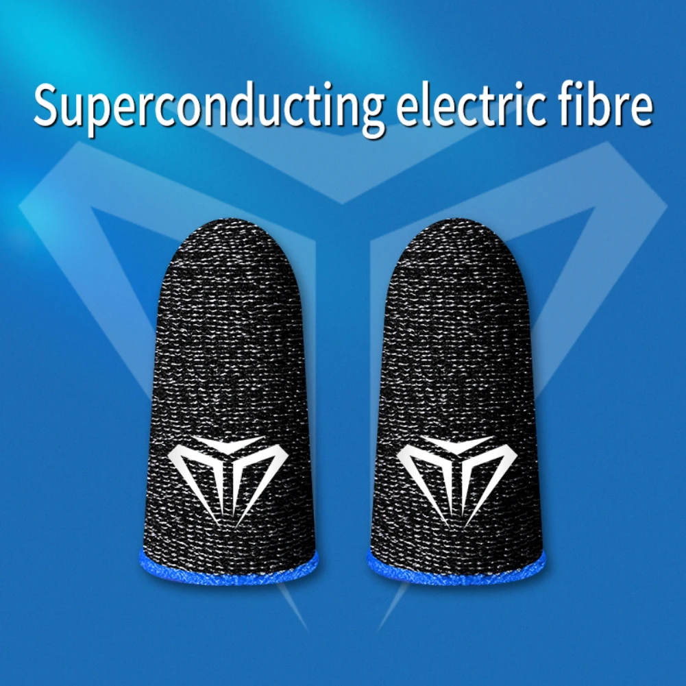 Перчатки для мобильных игр, защита от пота, противоскользящий сенсорный экран, рукав для пальцев, дышащий игровой чехол для пальцев для геймера