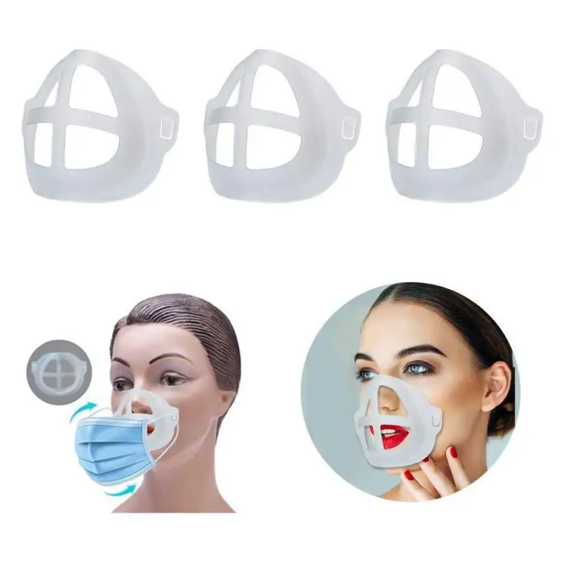 1~10PCS Face Mask Bracket 3d Smoothly Support Lipstick-proof Holder Breathing 3d Mask Bracket Mask Bracket Helmets