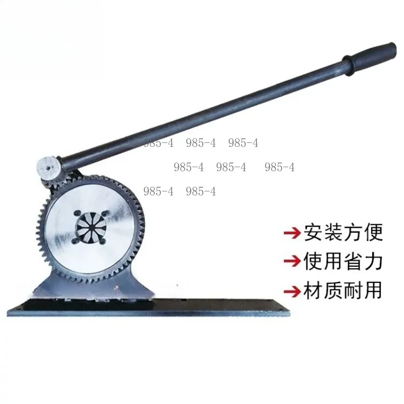 Manual Hose Crimping Tool with 6/8 Teeth Dies, Hydraulic Pipe Press Bender for Plastic Pipe Processing