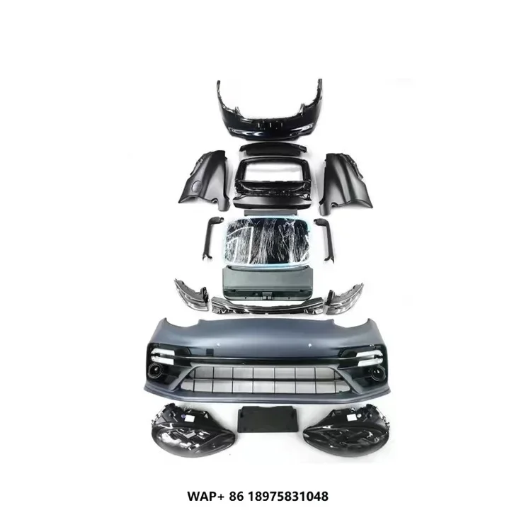 Car Accessories Facelift Bumper Bodykit with Lights for 10-16 970 970.1 970.2 Upgrade to 971
