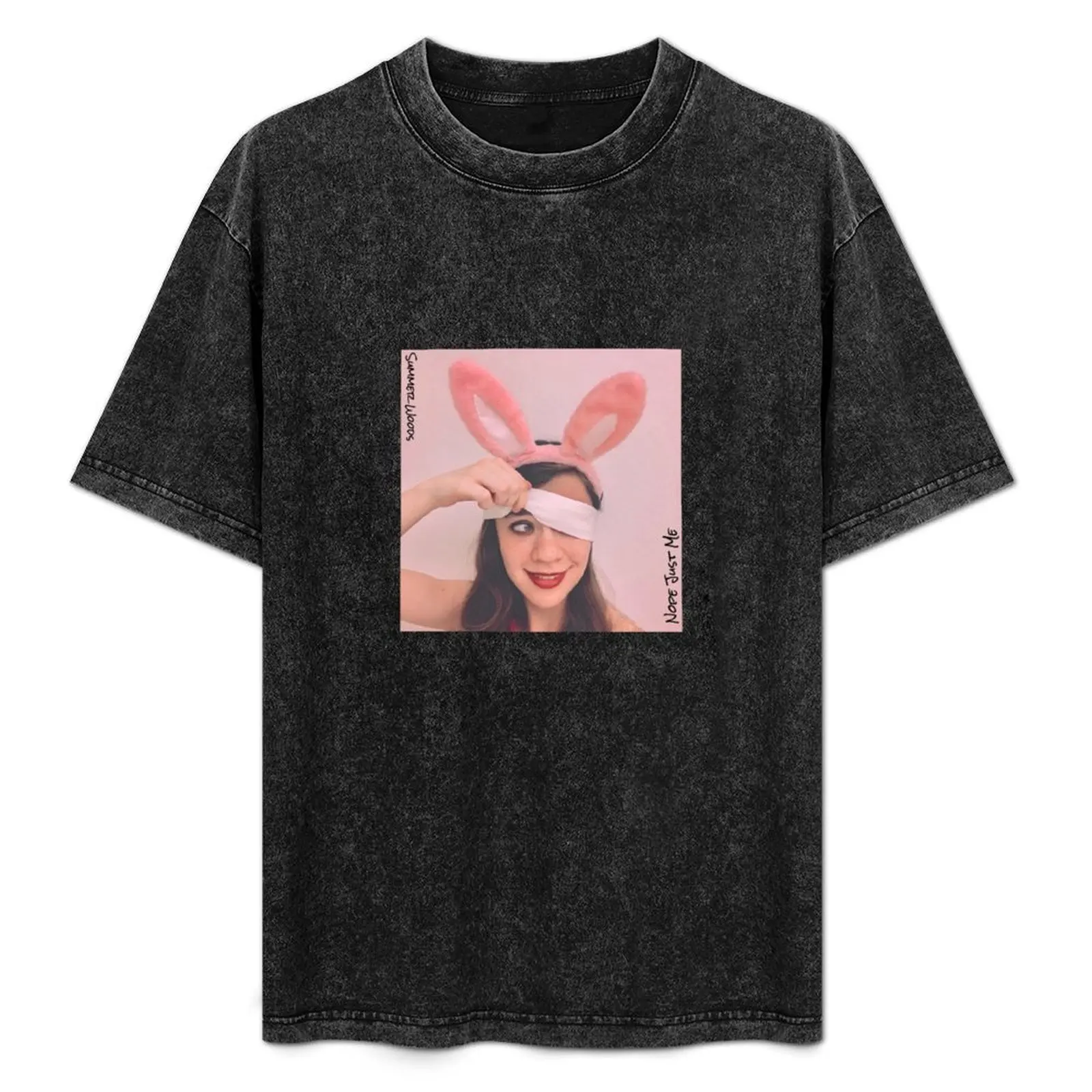 Nope Just Me Album Square T-Shirt Sweat Absorbing Sports Tee Shirt