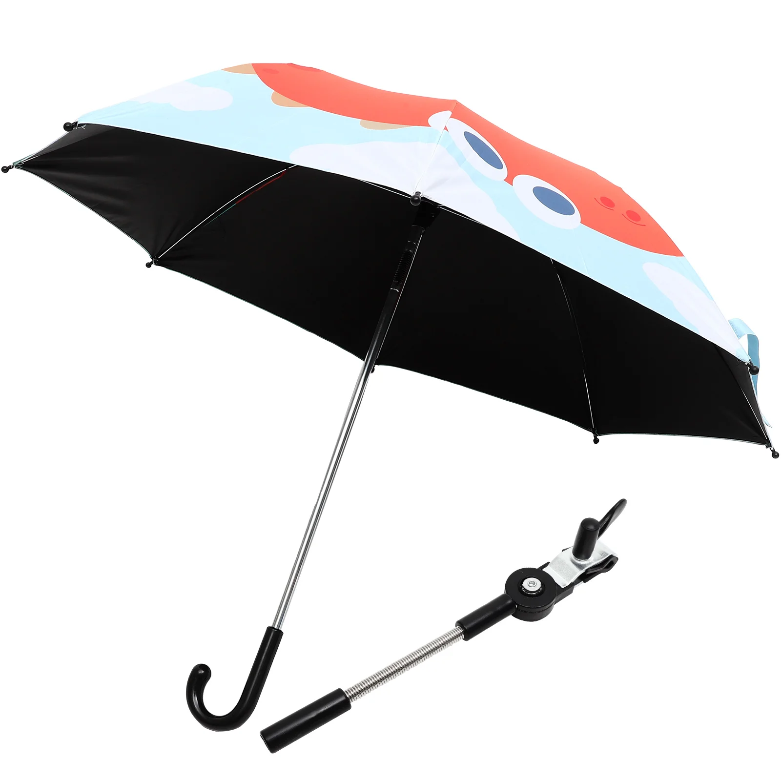 

Baby Stroller Umbrella Foldable UV Sunshade Large Parasol Beach Chair Accessories Sun Protection Stroller Attachment Lightweight