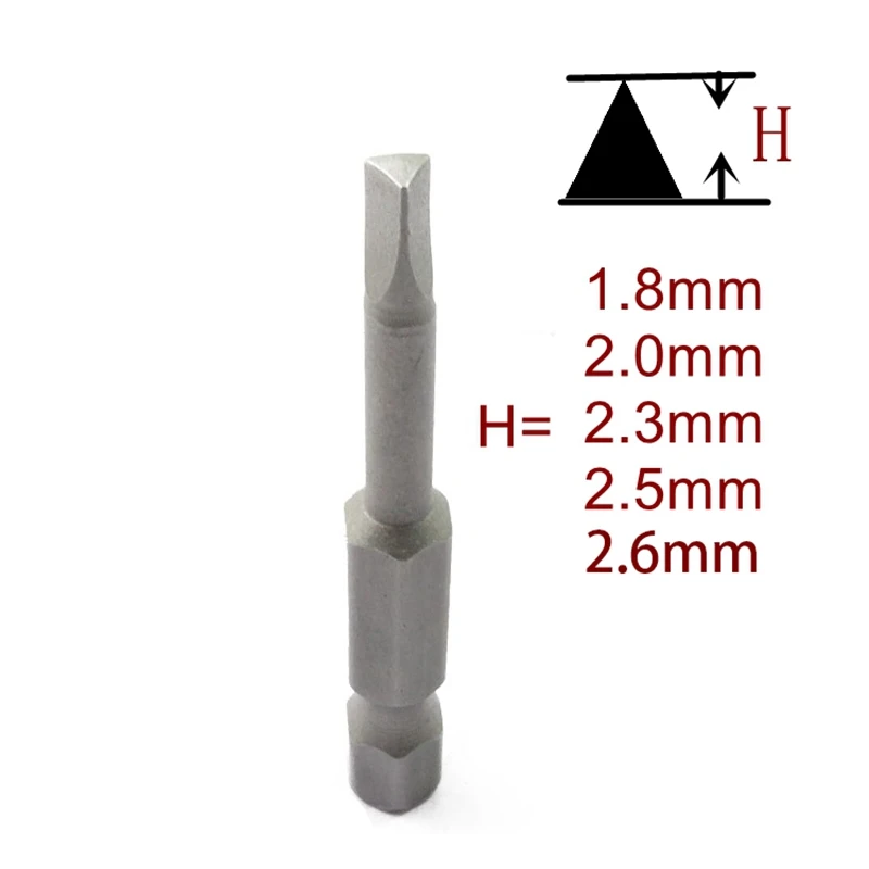 Triangle Head Screwdriver Bit Anti Slip Magnetic1/4\