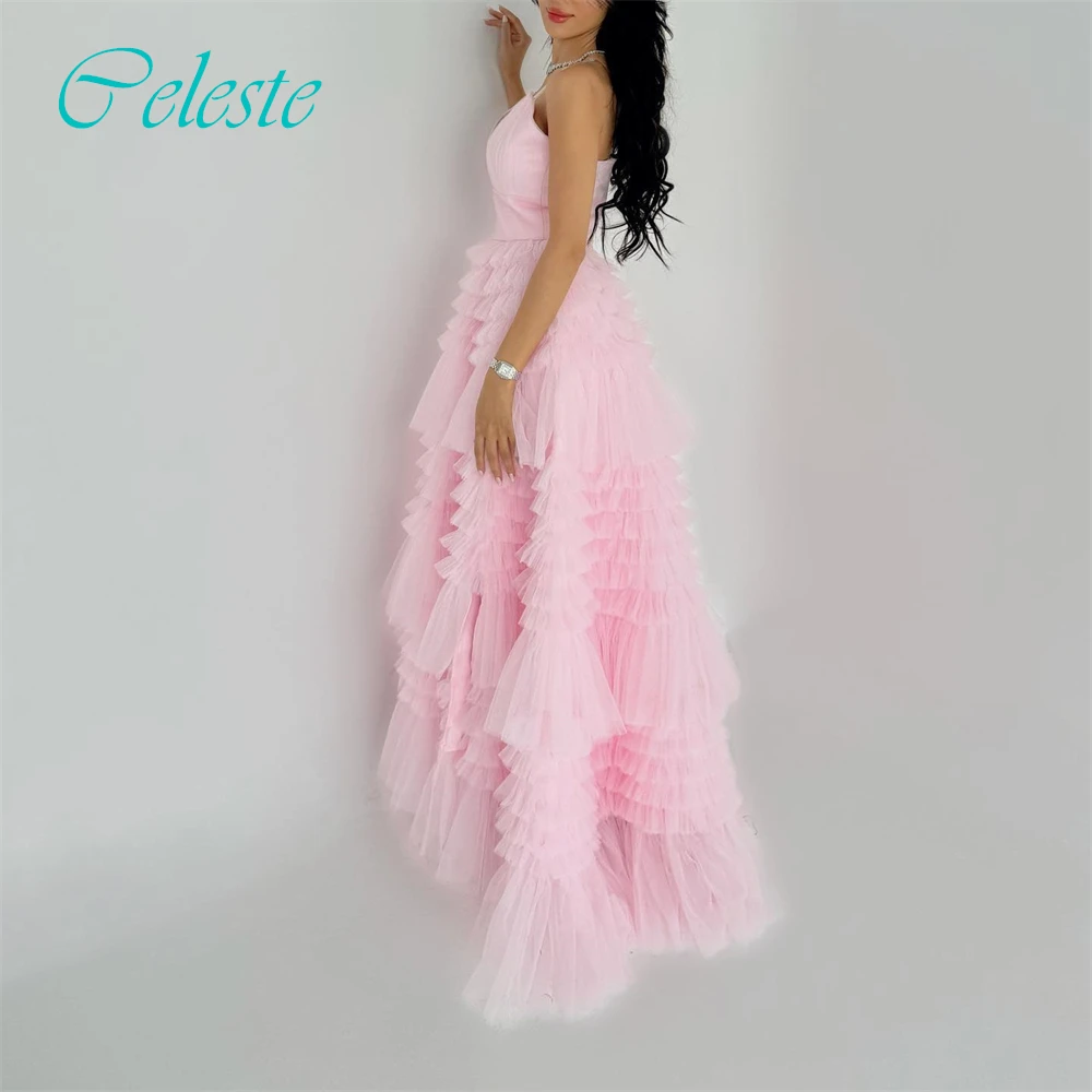 カスタマイズされたエレガントなVネックのスパゲッティストラップのイブニングドレス、そして特別な機会のためのファッショナブルなガウン、そして繊細なノースリーブのブライダルパーティー用ドレス