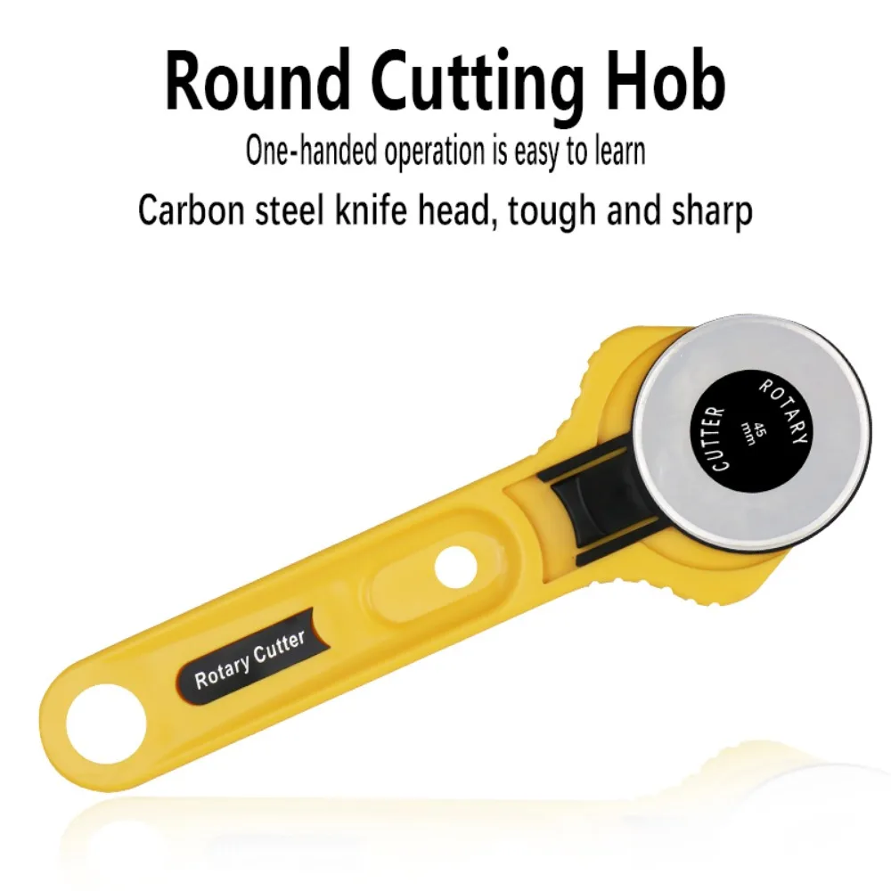 28/45mm Circular Rotary Cutter Knife Safety Blade Patchwork Piecing Sewing Quilting Fabric Cutting Leathercraft Tool