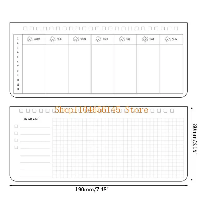 5asd Twin-coil Binding Planner Tearable Página 360 Vertical para Aluno Professor