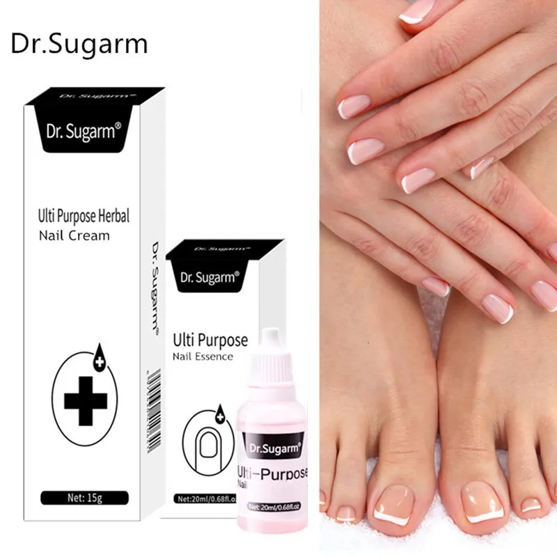 20ml/15g Dr.Sugarm Nail Fungal Treatment Oil Feet Care Repair Essence Toe Nail Fungus Removal Gel Anti Infection Remedy Cream