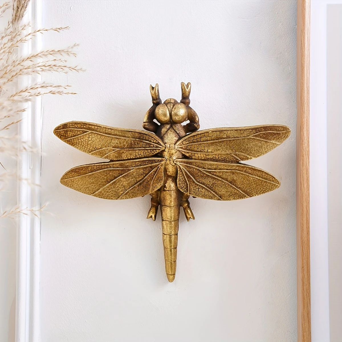 1/2pcs 8in 2DFlat Wooden Environmental Protection Animal Insect Wall Pendant Indoor Hanging Home Decoration 2D Photo Props