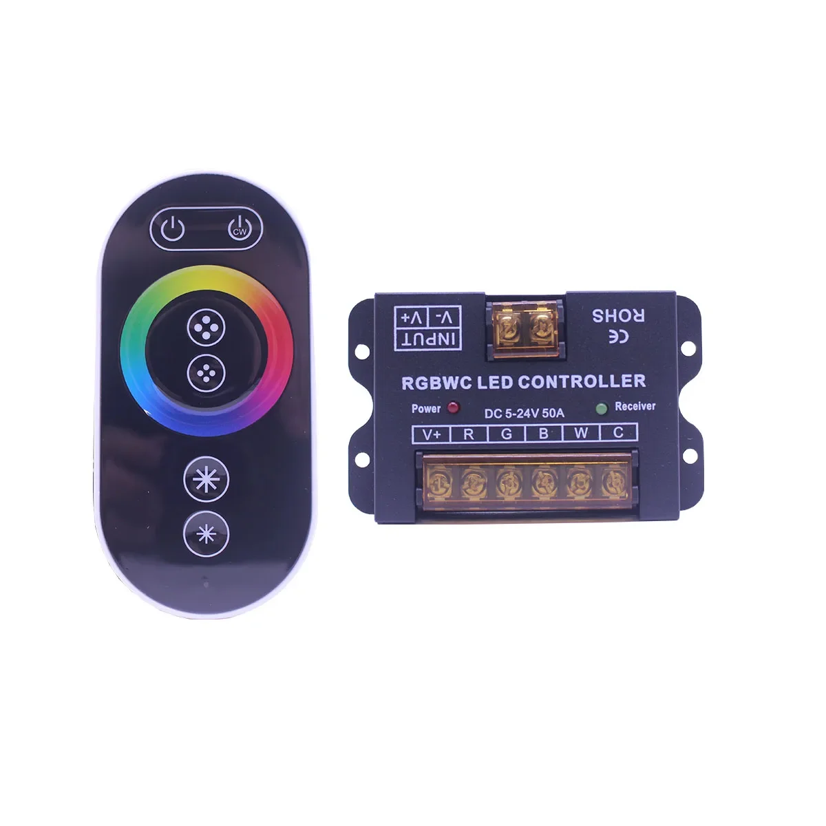 Touch Controller RF RGBCCT CCT RGB DIM DIMMER RGBW RGBWW 30A   For Color Temperature 5050 2835 DC12-24V  Led Strip Light Lamp