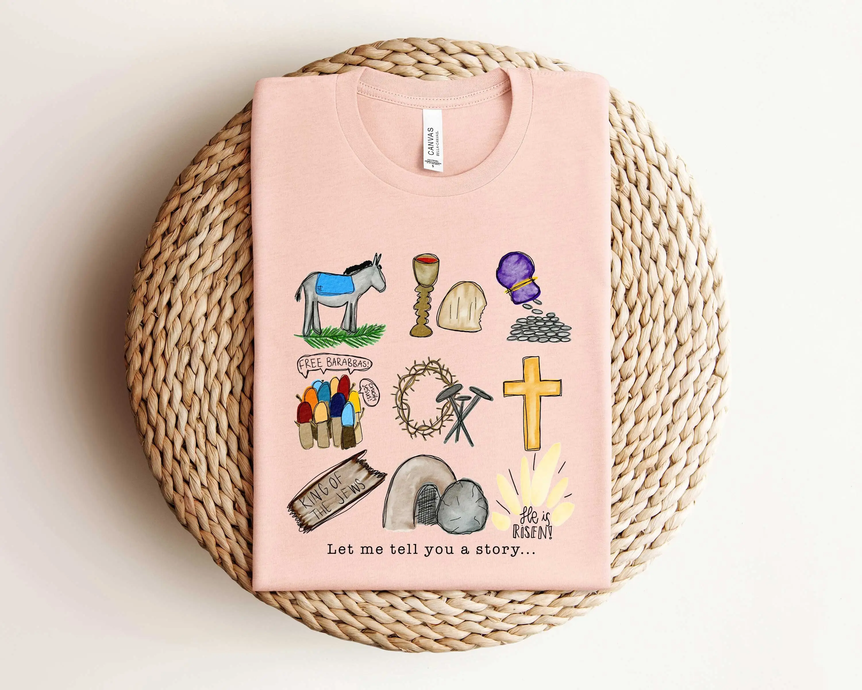 Let Me Tell You A Story Easter T Shirt Christian Outfit Jesus S Bible Verse