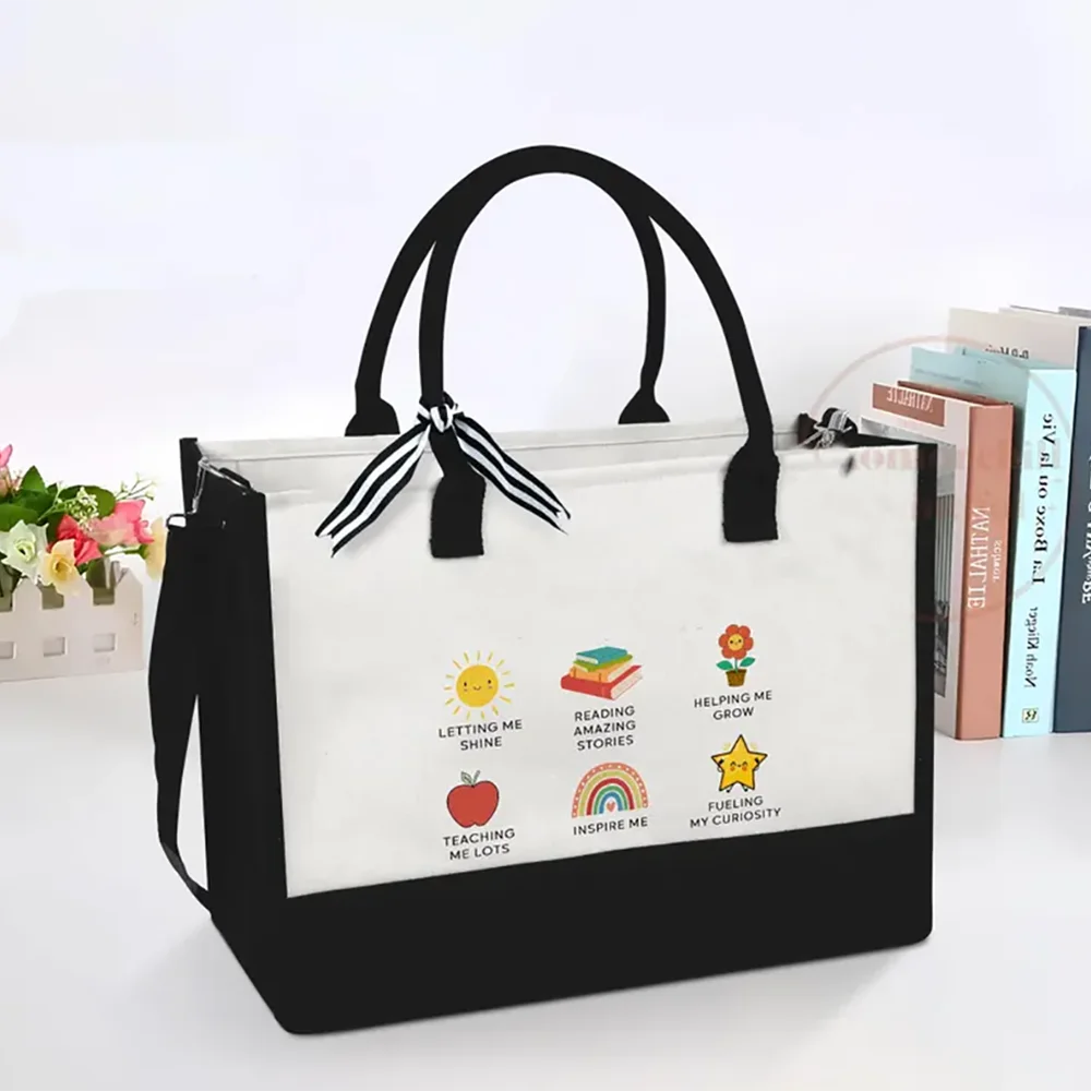 Teacher Tote Bag Stuff Gift Thank You Present Back To School Gift for party decoration supplies favor accessories Décor funny