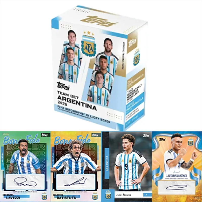 2026 Topps Team Set Argentina National Football Team Lionel Messi