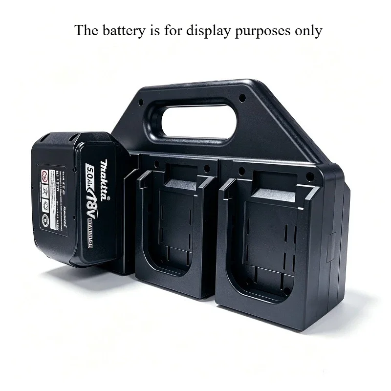 Battery Storage Rack & Carry Board for Makita 18V Lithium Battery, Wall Mount Hanging Holder for Power Tool Battery Organizing