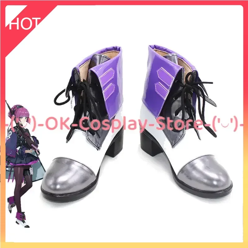 

[Custom Made] Girls Frontline M9138 Cosplay Shoes Halloween Carnival Boots Cosplay Prop PU Leather Shoes