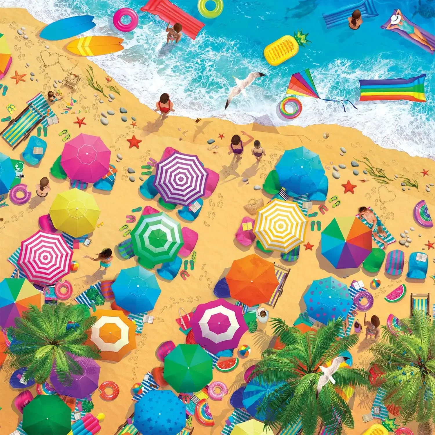 

1314/1000/520 шт. Пазлы для развлечений на солнце Пазлы для Gameroom Спальня Гостиная Сложные семейные игры для активного отдыха