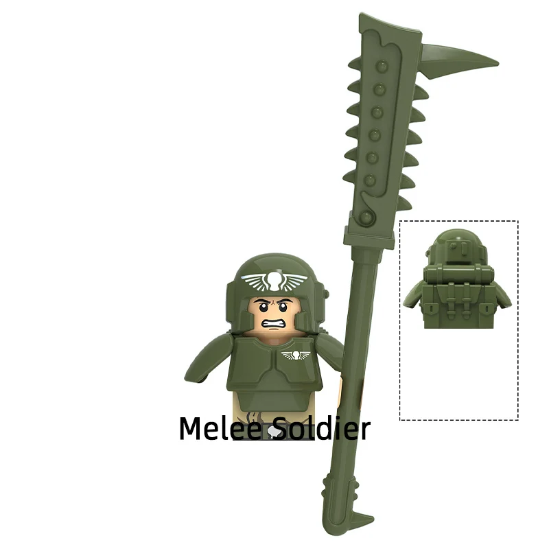 The Modern Heavily Armed Engineering Melee Assault Soldier Commander Signal Corps Model Blocks MOC Bricks Set Gifts Toys KT1037