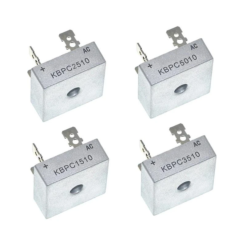 KBPC1510 KBPC2510 KBPC3510 KBPC5010 15A 25A 35A 50A 1000V 1KV SILICON BRIDGE RECTIFIERS DIP 4Pin