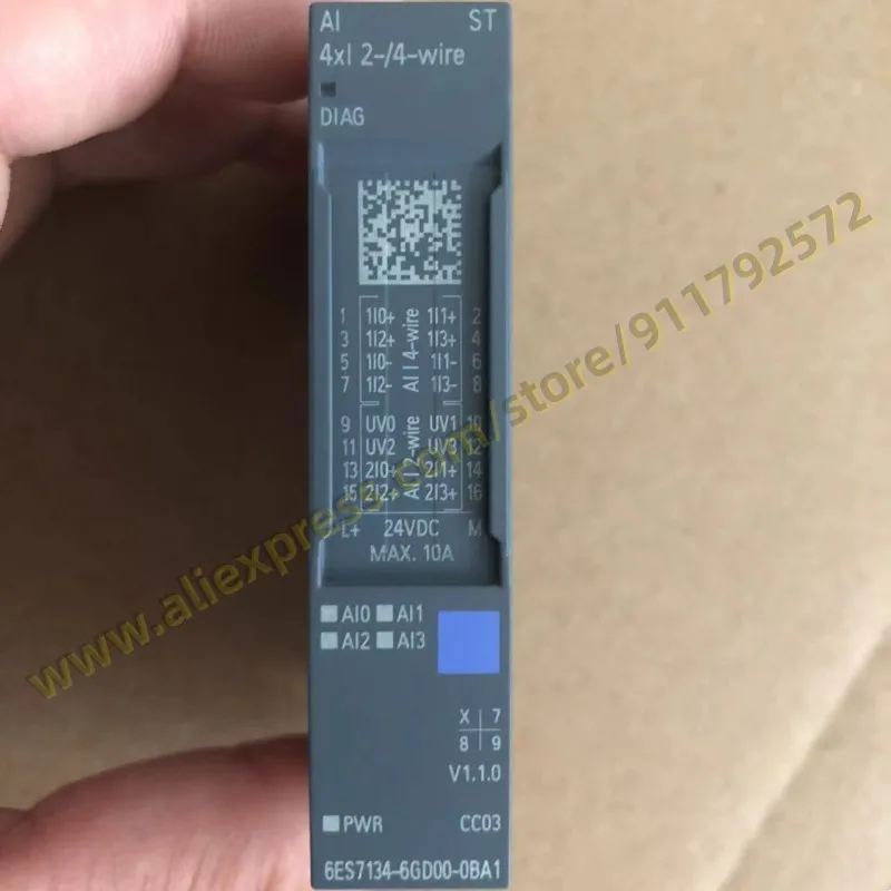ส่งเร็วโมดูล PLC อินพุตแบบอนาล็อก6ES7131-6BF01-0BA0 6ES7134-6GD00-0BA1ของแท้ของใหม่
