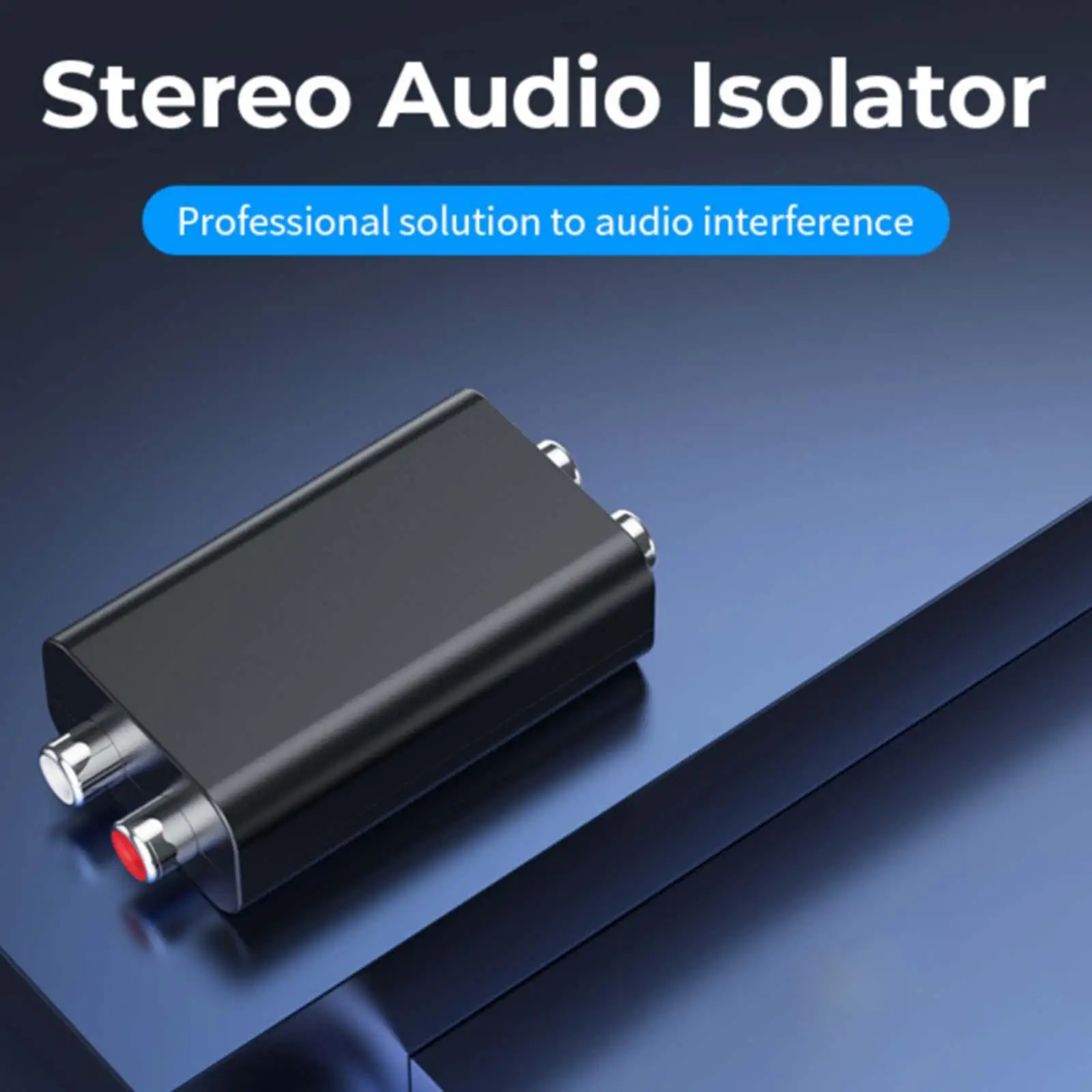 

Шумоизолятор контура заземления Humming Hissing Buzzing Filter RCA Hum Шумоподавитель Изолятор Аудио для ПК