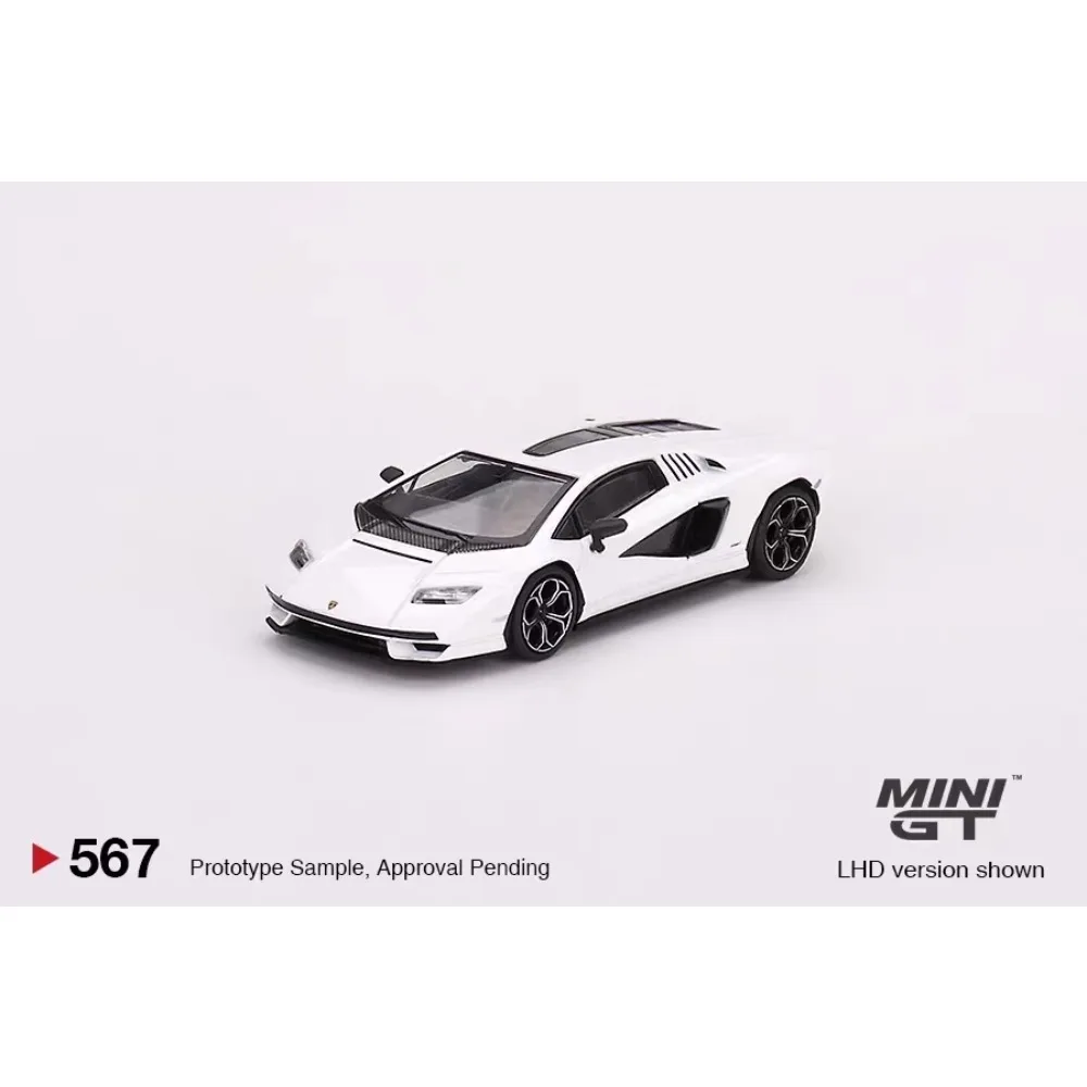 

МИНИГТ 567 # Lamborghini Contas LPI 800-4 Белая модель автомобиля из сплава 1:64